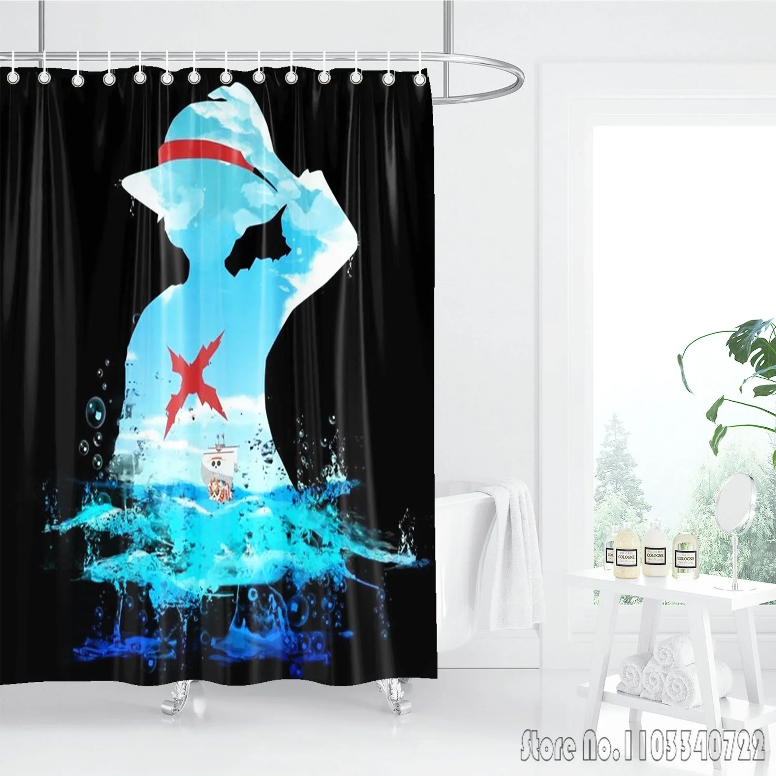 2026 Anime One Piece Hat Luffy 5th Bath Shower Curtain 1pcs Waterproof 3D with Hooks for Kids Christmas Gift Bathroom Decor
2026 Anime One Piece Hat Luffy 5th Bath Shower Curtain 1pcs Waterproof 3D with Hooks for Kids Christmas Gift Bathroom Decor