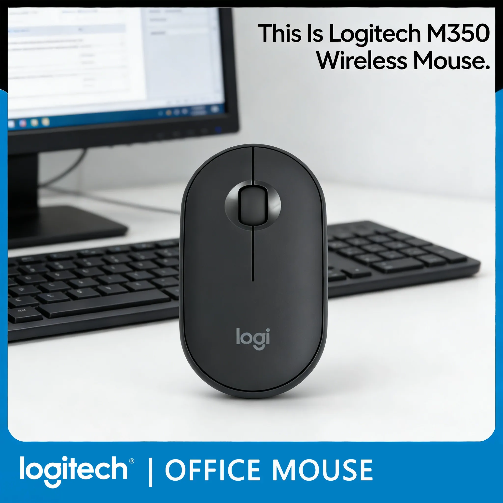 Get Logitech Pebble M350: Silent Mouse for Focused Work