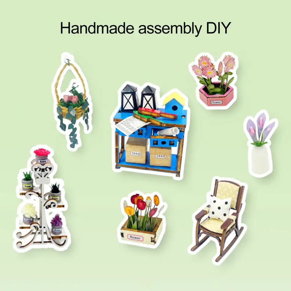 Handmade Doll House Model Handmade Wooden Garden House Model with Furniture for Kids Adults Diy Miniature Doll House Assembly
Handmade Doll House Model Handmade Wooden Garden House Model with Furniture for Kids Adults Diy Miniature Doll House Assembly