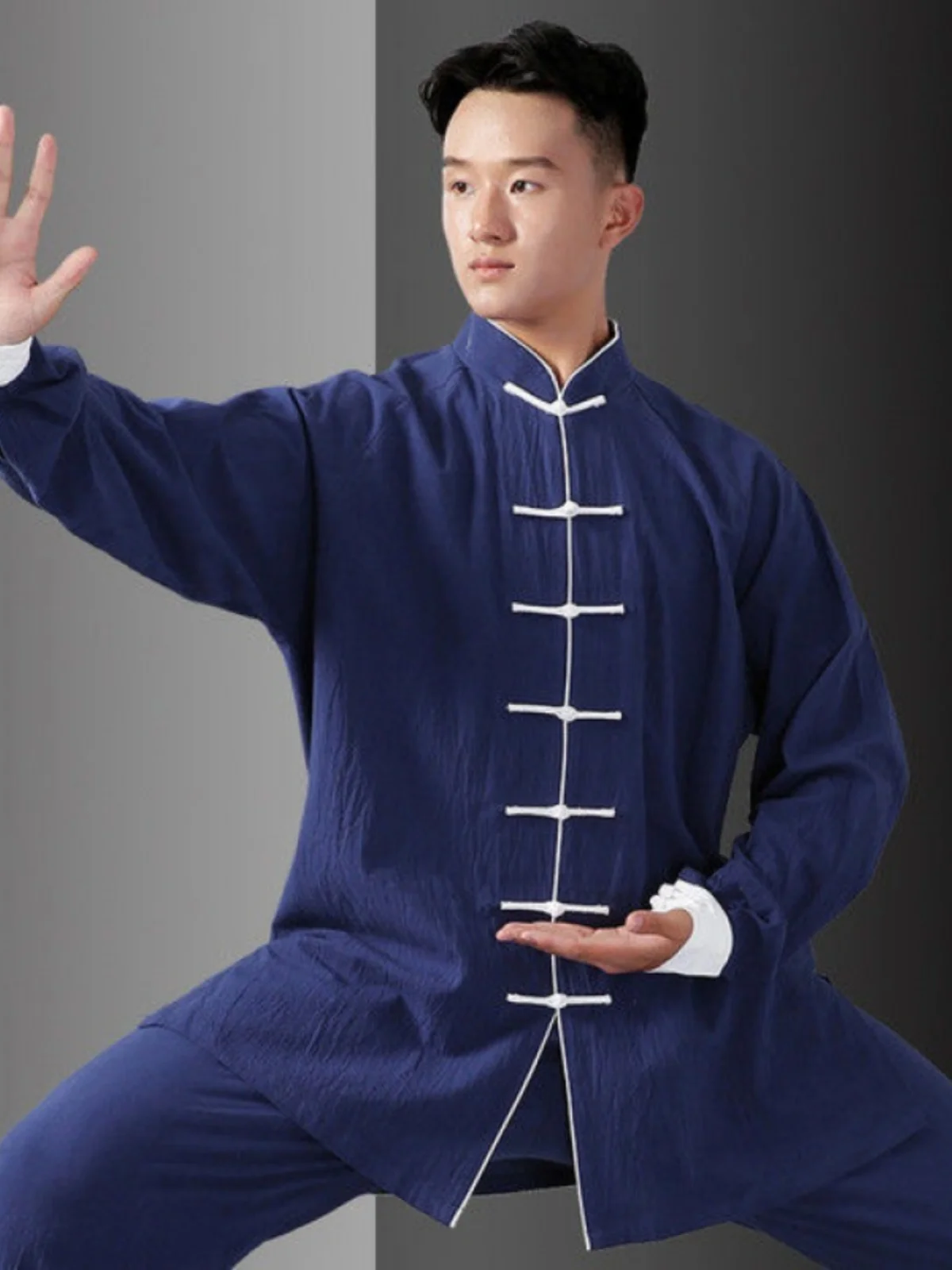 r Thickened Cotton Linen Wrinkle Tai Ji Suit Female Exercise Clothing Male Martial Arts Performance Morning Middle-Aged Elderly
r Thickened Cotton Linen Wrinkle Tai Ji Suit Female Exercise Clothing Male Martial Arts Performance Morning Middle-Aged Elderly