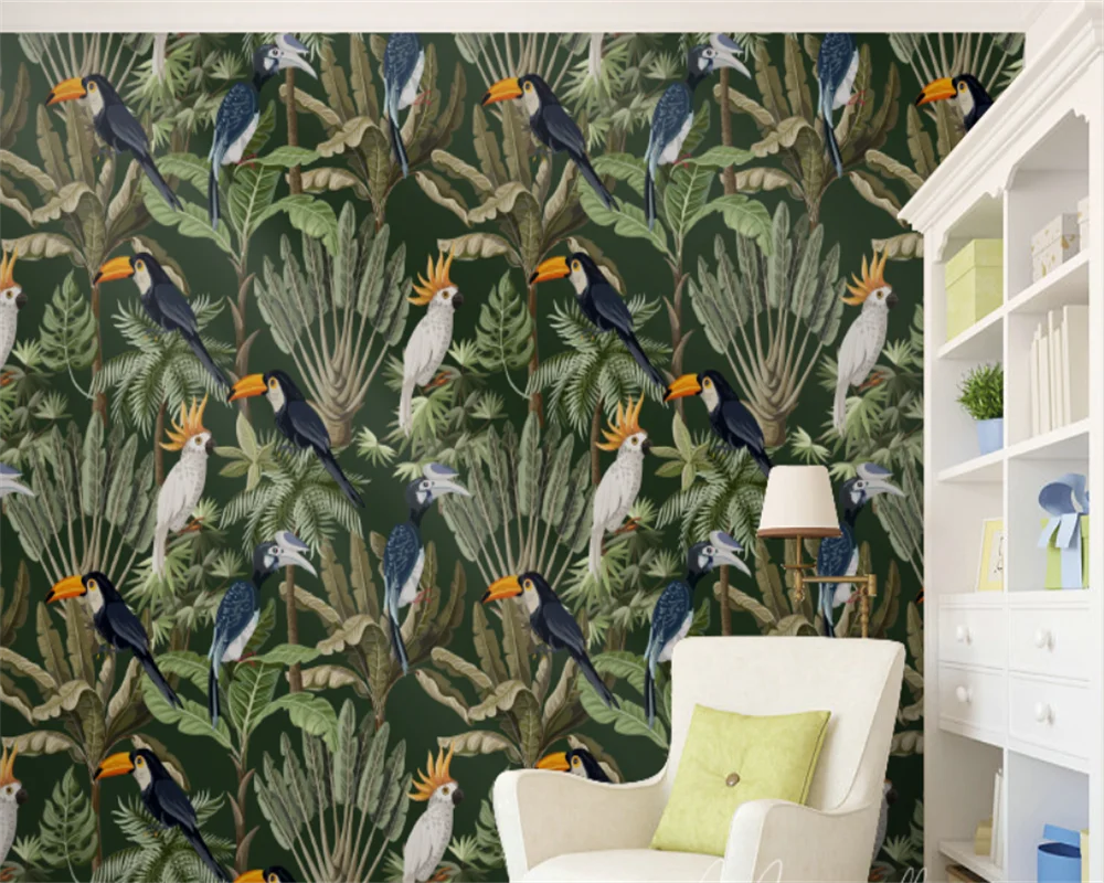 beibehang Custom papel de parede Modern New American Animal Dark Background TV Bedroom Restaurant Vintage Wallpaper
beibehang Custom papel de parede Modern New American Animal Dark Background TV Bedroom Restaurant Vintage Wallpaper