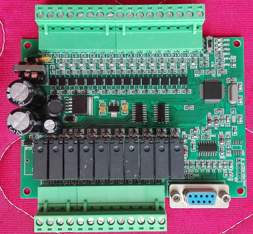 Domestic PLC industrial control board FX1N-24MR directly downloads monitoring programmable controller
Domestic PLC industrial control board FX1N-24MR directly downloads monitoring programmable controller