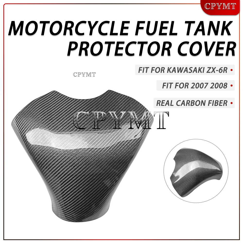 Fit For KAWASAKI Ninja ZX6R ZX-6R 2007 2008 Motorbike Fuel Gas Tank Cover Real Carbon Fiber Protector Parts Accessories
Fit For KAWASAKI Ninja ZX6R ZX-6R 2007 2008 Motorbike Fuel Gas Tank Cover Real Carbon Fiber Protector Parts Accessories