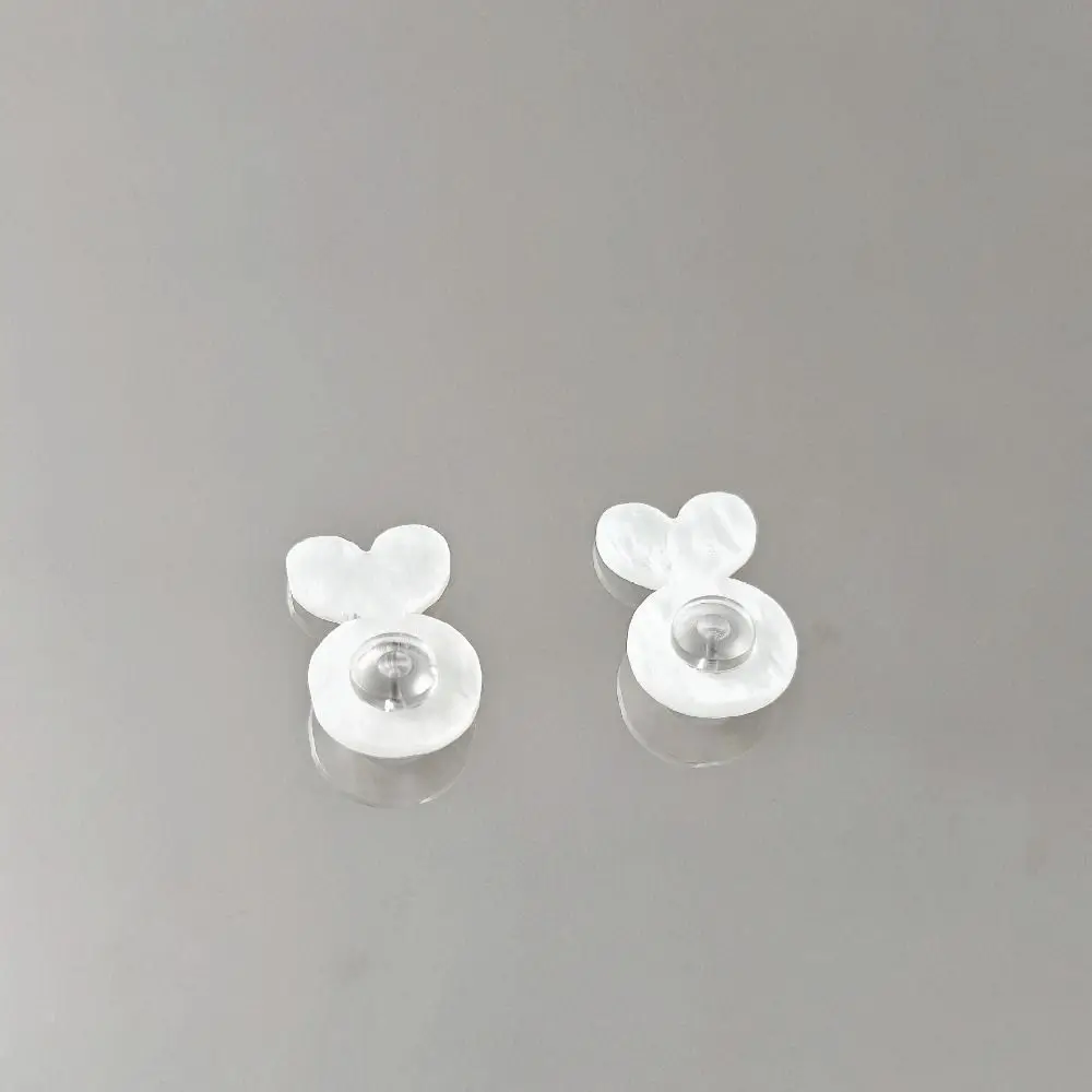 60-80Pcs Rabbit Shape Silicone Ear Back Stoppers Heart Anti Sagging Ear Plug Blocked Caps Jewelry Making Accessory Anti Eversion
60-80Pcs Rabbit Shape Silicone Ear Back Stoppers Heart Anti Sagging Ear Plug Blocked Caps Jewelry Making Accessory Anti Eversion