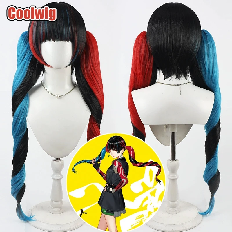 Coolwig Synthetic Hair Harusaruhi Cosplay Wigs Virtual YouTuber Harusaruhi 90cm Black Mixed Blue Red Ponytail Wig Heat Resistant
Coolwig Synthetic Hair Harusaruhi Cosplay Wigs Virtual YouTuber Harusaruhi 90cm Black Mixed Blue Red Ponytail Wig Heat Resistant