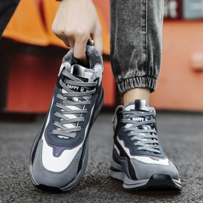 Зимние теплые спортивные ботинки на платформе со шнуровкой и мехом для мужчин, винтажная классическая низкая цена, модная новинка 2025 года, распродажа, повседневная дешевая мужская обувь
Зимние теплые спортивные ботинки на платформе со шнуровкой и мехом для мужчин, винтажная классическая низкая цена, модная новинка 2025 года, распродажа, повседневная дешевая мужская обувь