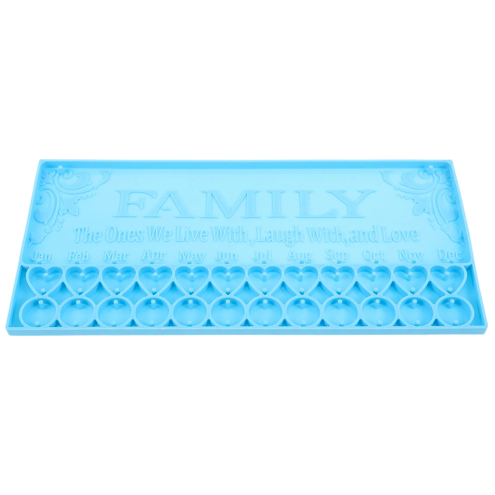 Silicone Door Sign Mold Sky-blue Crafting Tool Flexible Resin Molds Family Signs Heart Tassel Design Reusable Easy Clean
Silicone Door Sign Mold Sky-blue Crafting Tool Flexible Resin Molds Family Signs Heart Tassel Design Reusable Easy Clean