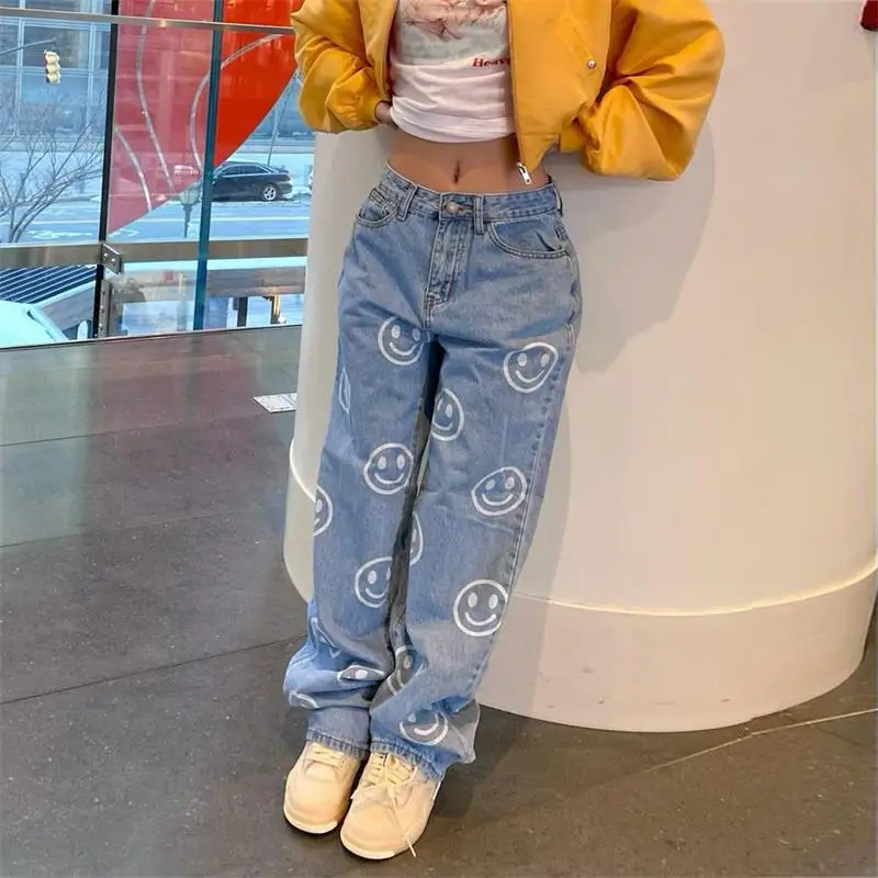 Women's jeans Spring and autumn new straight leg high waist fashion hipster leisure all loose large size jeans
Women's jeans Spring and autumn new straight leg high waist fashion hipster leisure all loose large size jeans