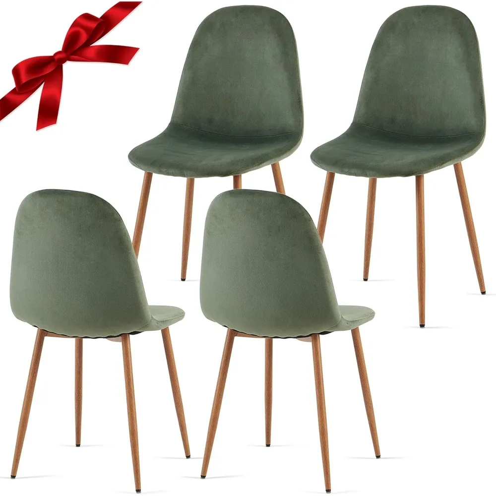 Velvet Dining Chairs Set of 4 - Kitchen Chairs with Metal Legs for Living, Bedroom, Restaurant - Green Chairs for Dining Room, C
Velvet Dining Chairs Set of 4 - Kitchen Chairs with Metal Legs for Living, Bedroom, Restaurant - Green Chairs for Dining Room, C