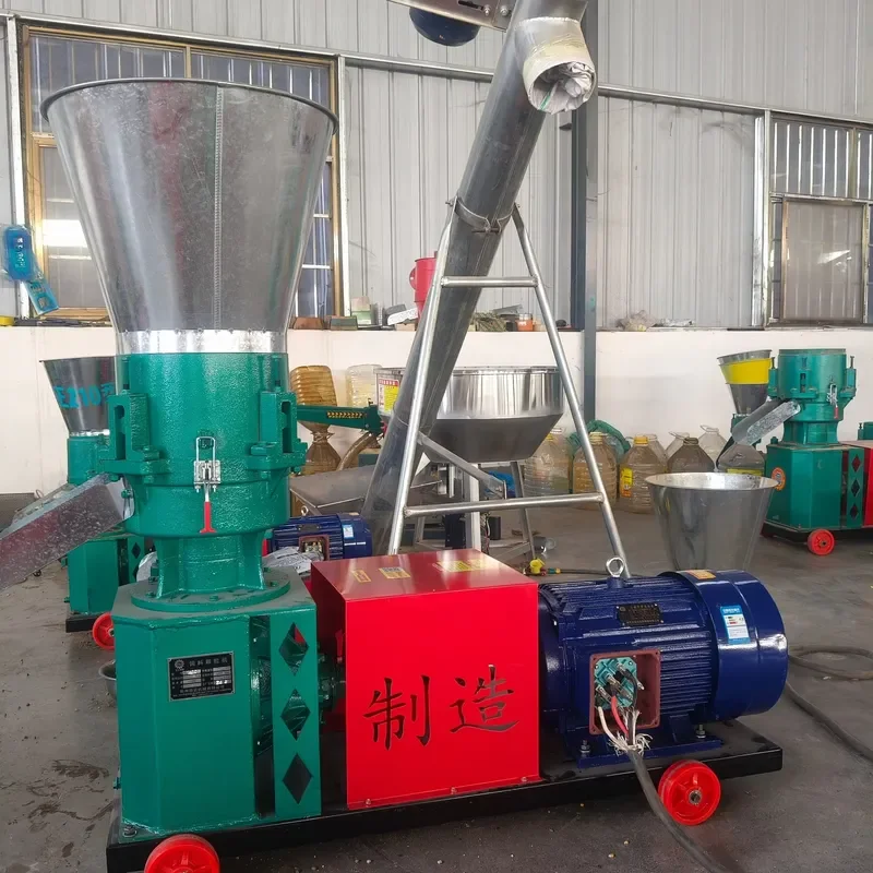 New 300kg/hour Electric Motor-Driven Feed Pellet Machine with 4-6mm Pellet Size Easy to Operate for Small-scale Farmers
New 300kg/hour Electric Motor-Driven Feed Pellet Machine with 4-6mm Pellet Size Easy to Operate for Small-scale Farmers