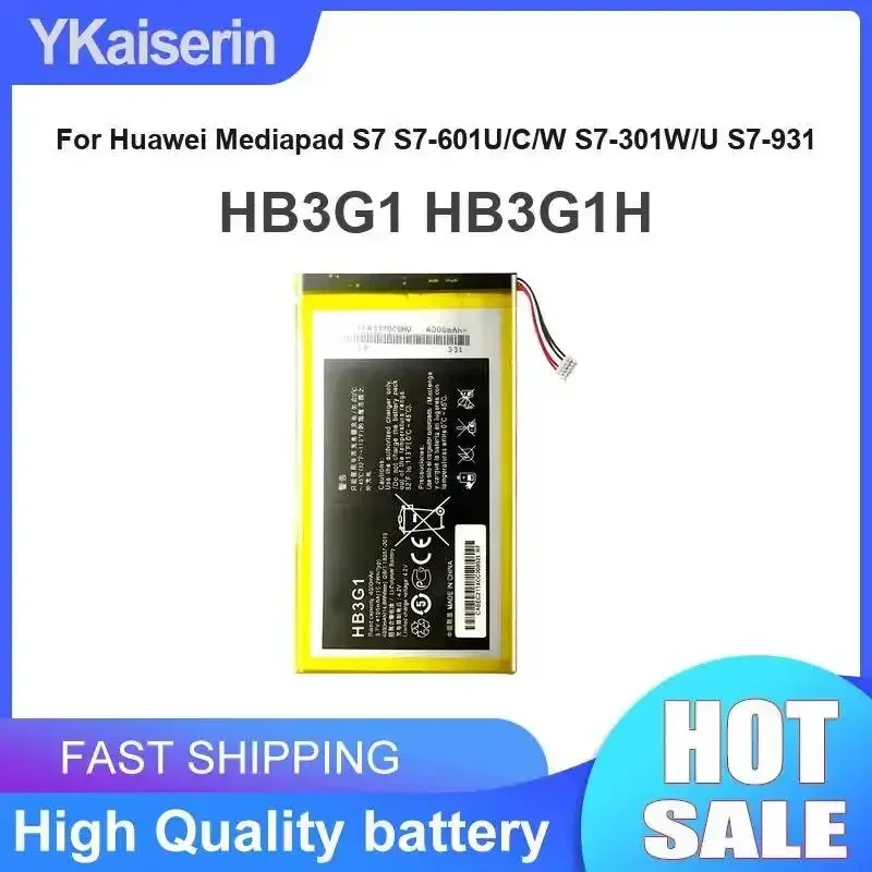 Аккумулятор для планшета Huawei Mediapad S7 S7-601U C W S7-301W U S7-931 HB3G1 HB3G1H, 4100 мАч, стабильное питание, быстрая зарядка
Аккумулятор для планшета Huawei Mediapad S7 S7-601U C W S7-301W U S7-931 HB3G1 HB3G1H, 4100 мАч, стабильное питание, быстрая зарядка