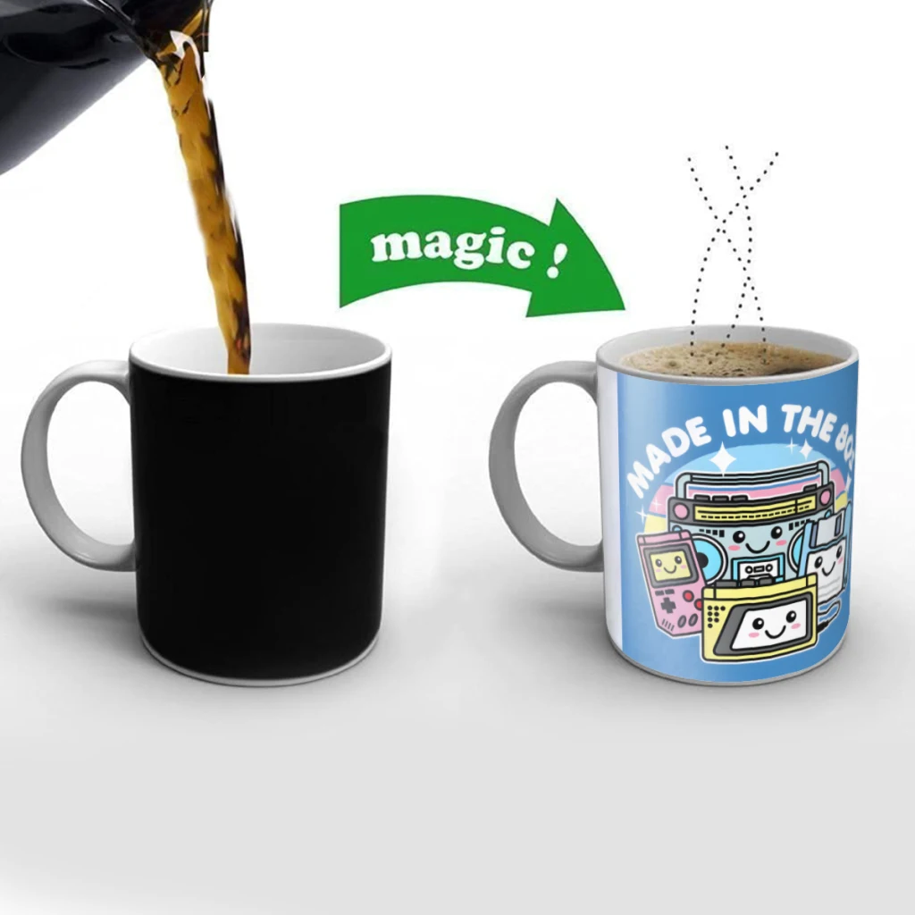 Made in the 80s Drk Creativity Change Color Chang mug Ceramic mug Hot Coffee Cup Breakfast Cup Mug Friend Gift
Made in the 80s Drk Creativity Change Color Chang mug Ceramic mug Hot Coffee Cup Breakfast Cup Mug Friend Gift