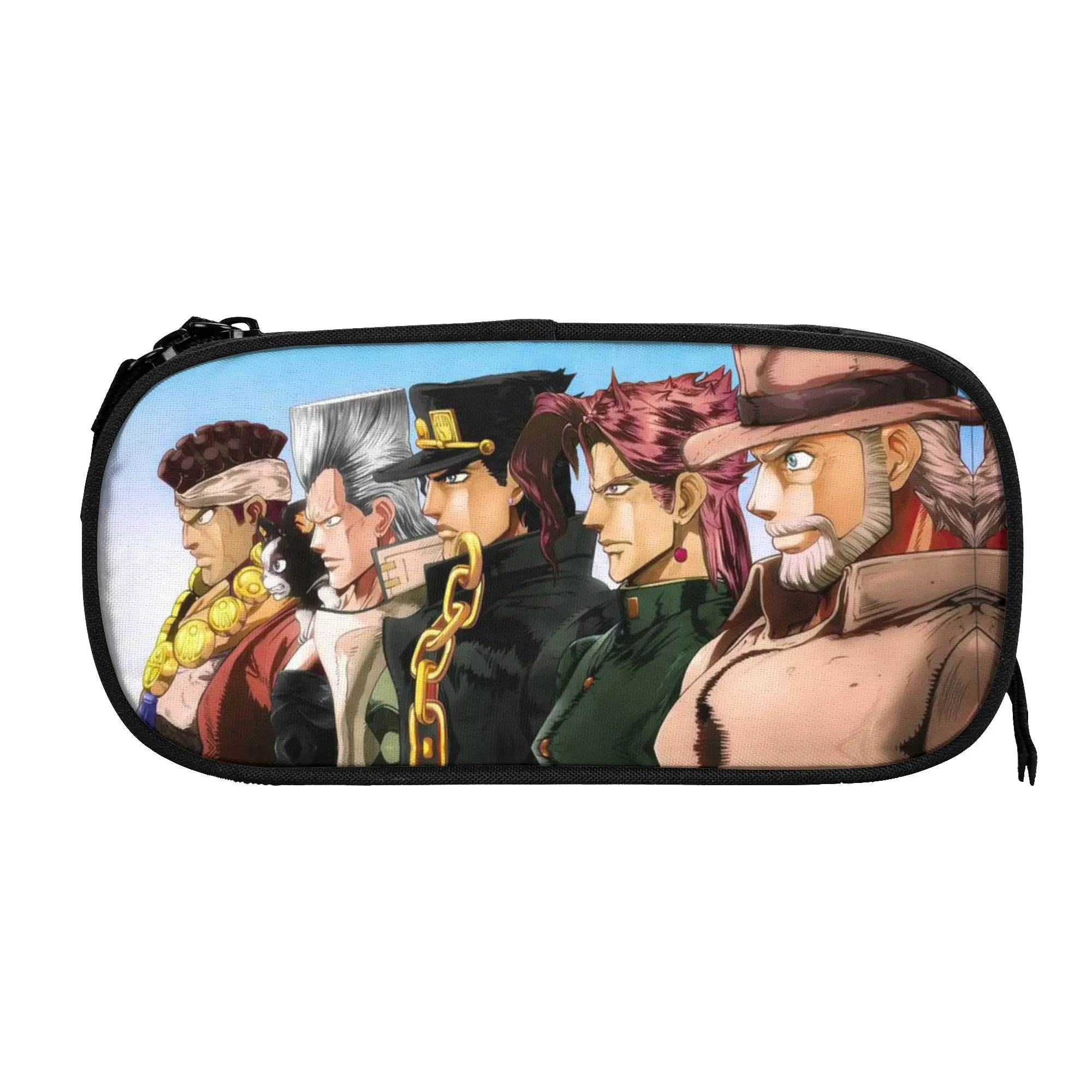 1 piece Lightweight Bizarre Pose Art Pencil Case Student Pen Bag JoJo's Bizarre Adventure Office Stationery Bag
1 piece Lightweight Bizarre Pose Art Pencil Case Student Pen Bag JoJo's Bizarre Adventure Office Stationery Bag