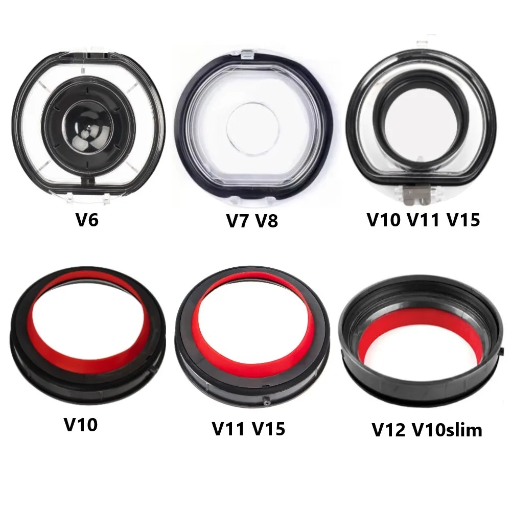 Sealing Ring Dust Bin Lid For Dyson V6 V7 V8 V10 V11 V12 V15 vacuum cleaner, Replacement bottom cover Dust Bin Top Fixed part 
Sealing Ring Dust Bin Lid For Dyson V6 V7 V8 V10 V11 V12 V15 vacuum cleaner, Replacement bottom cover Dust Bin Top Fixed part