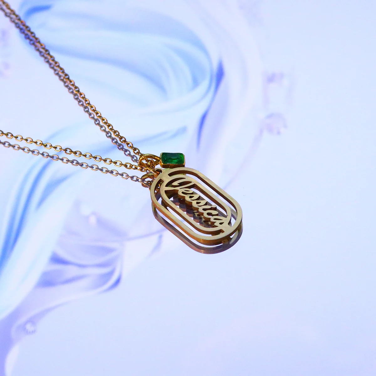 Chandler Custom Name Double layered hollow oval necklace For Women Men Stainless Steel Necklaces For Mothers' Day Fathers' Day
Chandler Custom Name Double layered hollow oval necklace For Women Men Stainless Steel Necklaces For Mothers' Day Fathers' Day