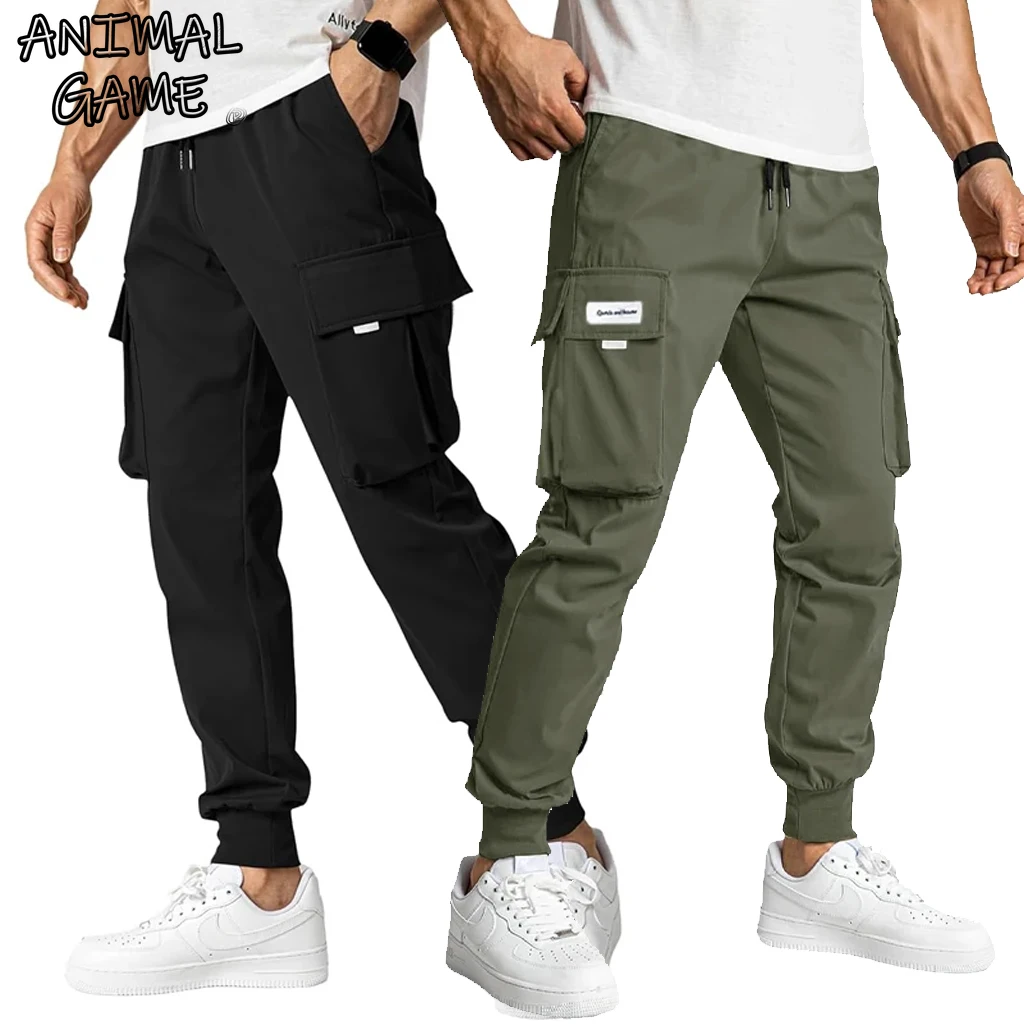 Mens Casual Pants Drawstring Workwear Baggy Pants Joggers Multi Pockets Pants for Men Sport Gym Trouser Cargo Hiking Pants
Mens Casual Pants Drawstring Workwear Baggy Pants Joggers Multi Pockets Pants for Men Sport Gym Trouser Cargo Hiking Pants