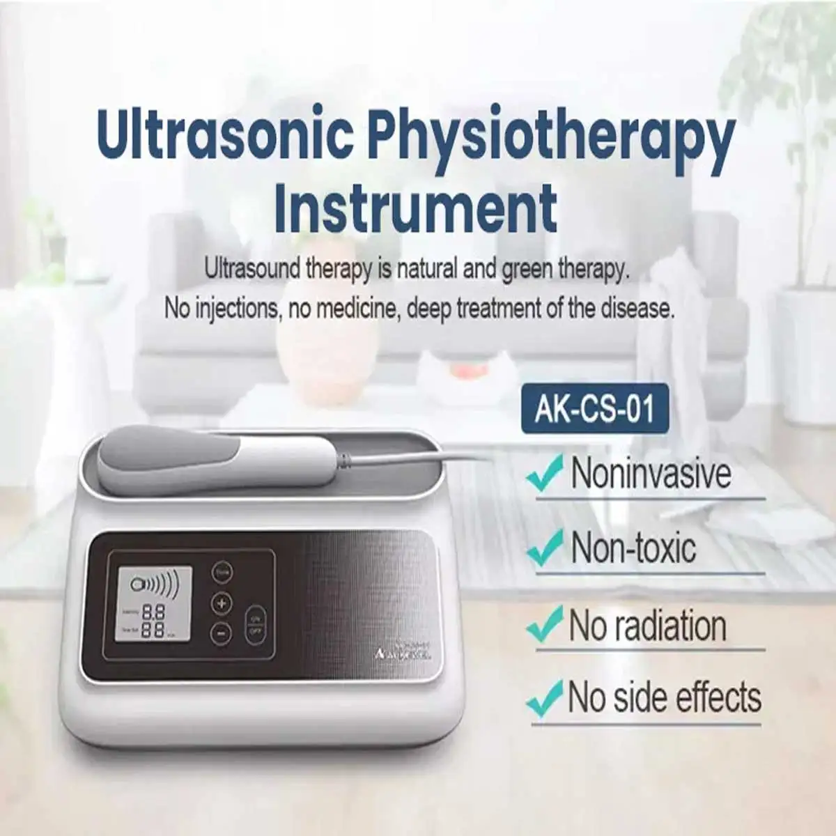 Ultrasonic Therapy Machine For Pain Relief Muscle Joints Massage No Drug Ultrasound 1MHz Physiotherapy Device LCD Screen Display 
Ultrasonic Therapy Machine For Pain Relief Muscle Joints Massage No Drug Ultrasound 1MHz Physiotherapy Device LCD Screen Display