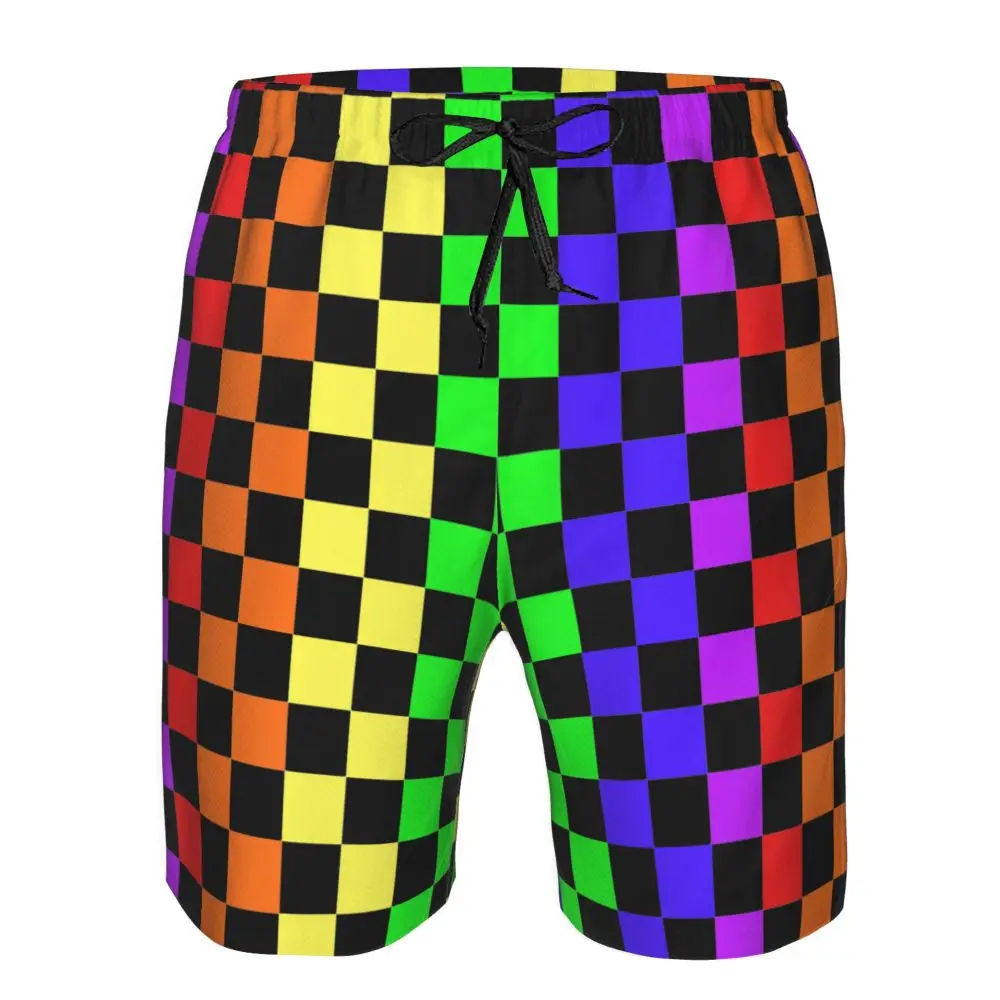 Grid Rainbow Men's Cool Youth Flat Corner Shorts Street Stretch Shorts Beach Shorts Street Sportswear Loose Plus Size
Grid Rainbow Men's Cool Youth Flat Corner Shorts Street Stretch Shorts Beach Shorts Street Sportswear Loose Plus Size