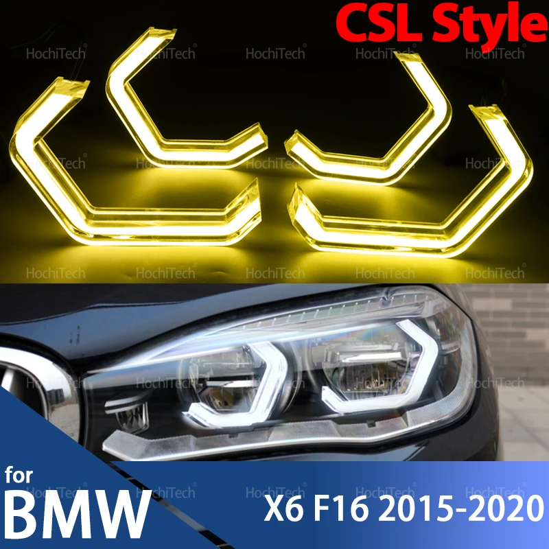 Для BMW X6 F16 2015-2020 Модернизированный DTM M4 Стиль Лимонно-желтый Белый Кристалл Фара CSL Стиль Дневной Свет Ангельские Глазки Комплект
Для BMW X6 F16 2015-2020 Модернизированный DTM M4 Стиль Лимонно-желтый Белый Кристалл Фара CSL Стиль Дневной Свет Ангельские Глазки Комплект