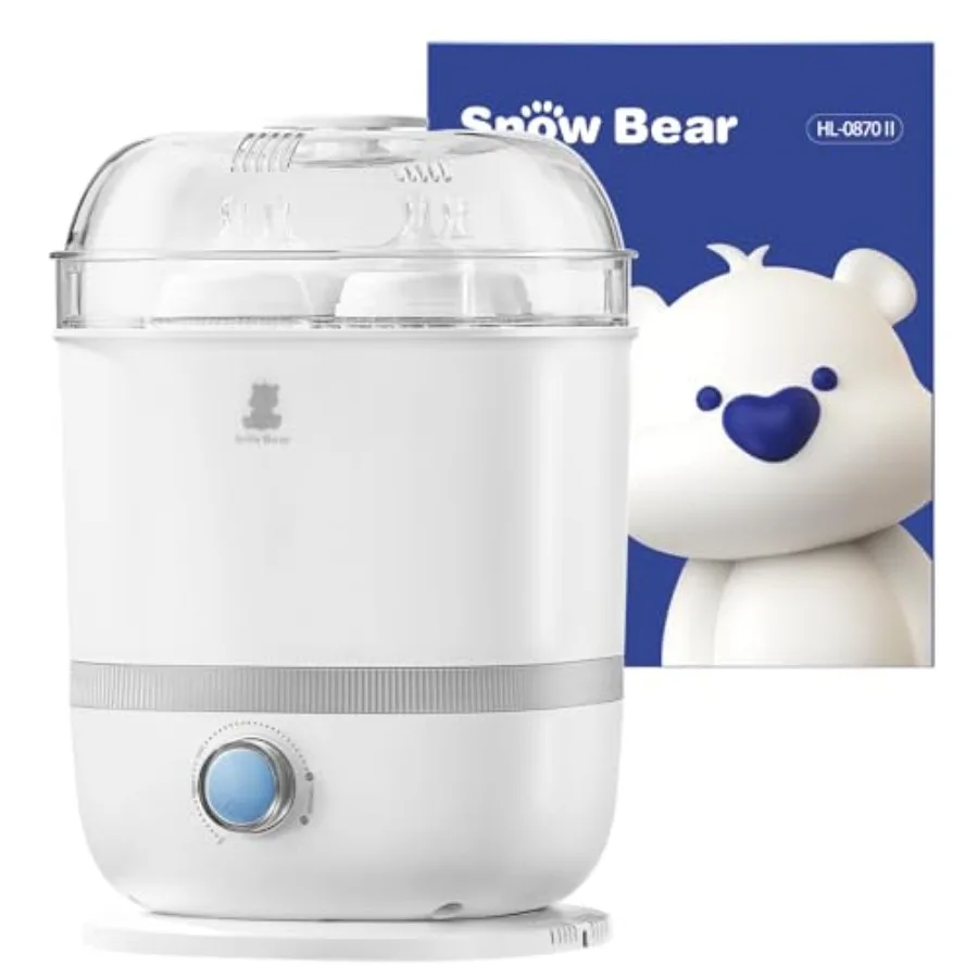 Baby bottle sterilizer and dryer for home use stainless steel white 6-in-1 electric steam sterilization with fast drying and ea
Baby bottle sterilizer and dryer for home use stainless steel white 6-in-1 electric steam sterilization with fast drying and ea