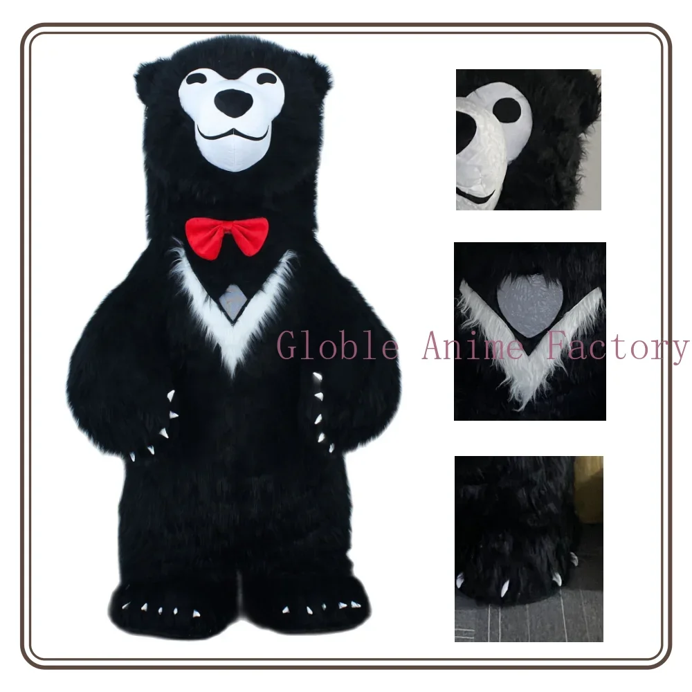 Heart Shaped Window}Inflatable Black Polar Bear Suit Round Eyes Bear Mascot Black Furry Cosplay Suit 3m Plush Bear Costume
Heart Shaped Window}Inflatable Black Polar Bear Suit Round Eyes Bear Mascot Black Furry Cosplay Suit 3m Plush Bear Costume