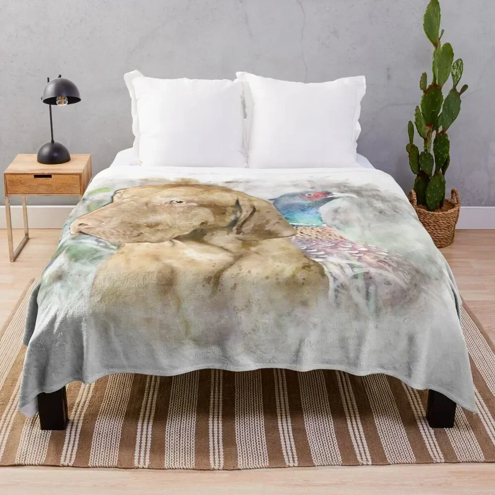 Country style dog and pheasant Throw Blanket Ultra Soft Flannel Fleece Blanket for All Seasons
Country style dog and pheasant Throw Blanket Ultra Soft Flannel Fleece Blanket for All Seasons