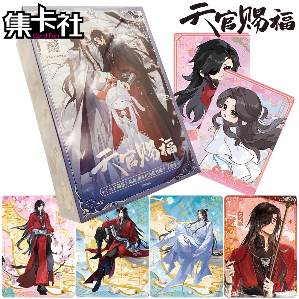 New CARD.FUN Genuine Heaven Official's Blessings Collection Cards Fantasy Theme Novel Creative Anime Character Card Toys Gifts
New CARD.FUN Genuine Heaven Official's Blessings Collection Cards Fantasy Theme Novel Creative Anime Character Card Toys Gifts