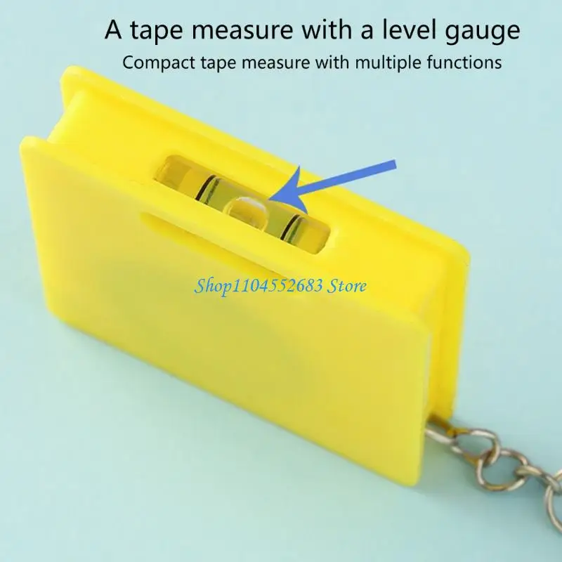 Y6GD Mini Steel Tape Measure with Bubble Level 1m Length Easy to Carry Keychains Design Auto Retract Mechanism Strong ABS Case
Y6GD Mini Steel Tape Measure with Bubble Level 1m Length Easy to Carry Keychains Design Auto Retract Mechanism Strong ABS Case