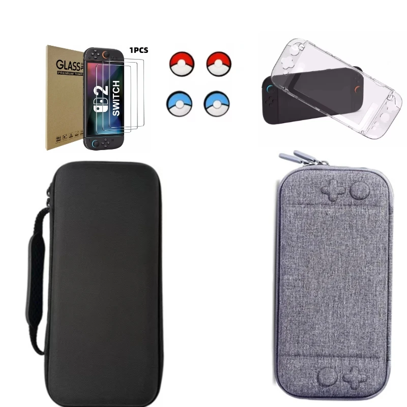 for Switch 2 Accessories with Screen Protector Tempered Glass Storage Travel Bag Crystal Case Accessory Joystick Protection Cap
for Switch 2 Accessories with Screen Protector Tempered Glass Storage Travel Bag Crystal Case Accessory Joystick Protection Cap