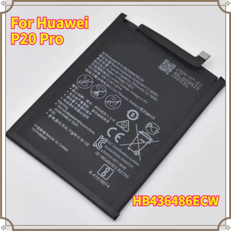 HB436486ECW 4000mAh Li-Polymer Rechargeable Phone Battery For Huawei P20 Pro
HB436486ECW 4000mAh Li-Polymer Rechargeable Phone Battery For Huawei P20 Pro