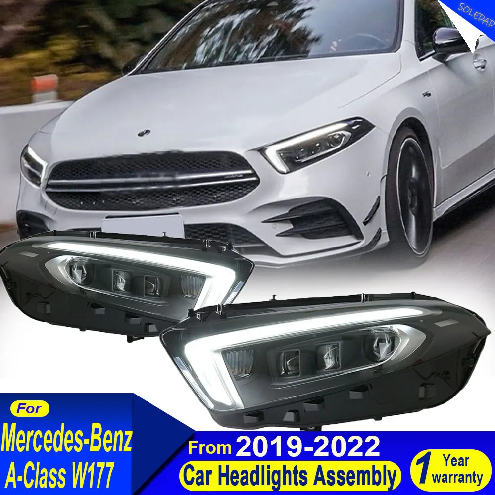 Car Headlights For Mercedes Benz A CLASS W177 2018-2023 new style led DRL Dynamic Signal Lamp Head Lamp Front light Assembly
Car Headlights For Mercedes Benz A CLASS W177 2018-2023 new style led DRL Dynamic Signal Lamp Head Lamp Front light Assembly