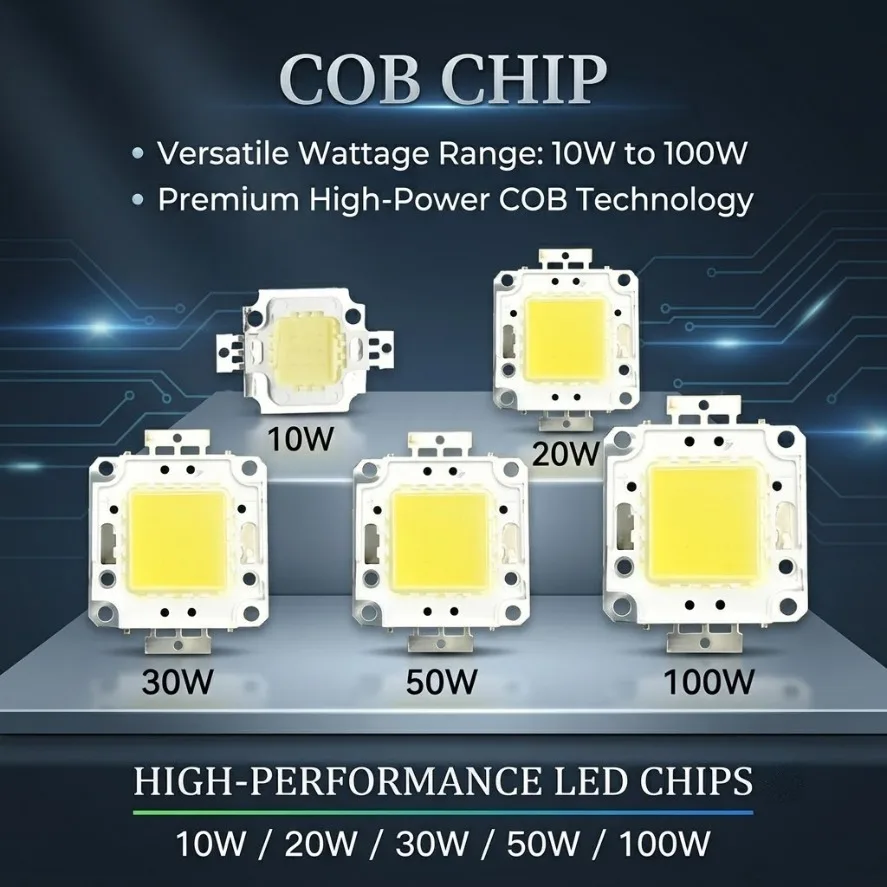 COB LED Integrated LED Chip High Power 9~12V 30-36V LED Beads Matrix SMD for DIY Floodlight Spotlight Bulb Spotlight Warm/White
COB LED Integrated LED Chip High Power 9~12V 30-36V LED Beads Matrix SMD for DIY Floodlight Spotlight Bulb Spotlight Warm/White