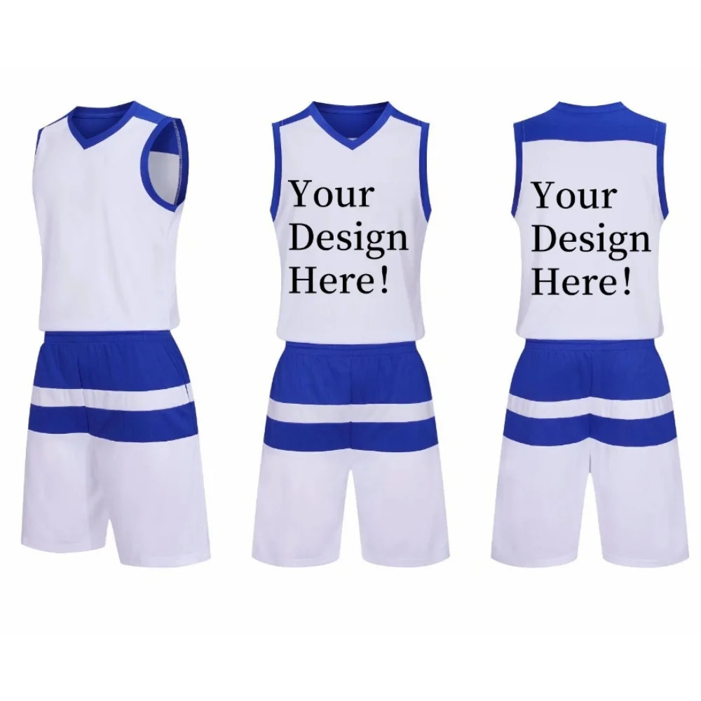 Custom Basketball Suit Sports Set High-quality Basketball Suit Men's Vest Quick Drying DIY Print Your Logo Image
Custom Basketball Suit Sports Set High-quality Basketball Suit Men's Vest Quick Drying DIY Print Your Logo Image