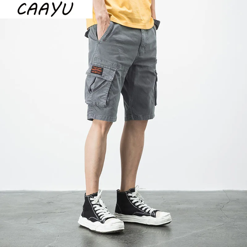 CAAYU Mens Cargo Shorts Men Summer Side Pockets Hip Hop Japanese Streetwear Male Multi-pocket Casual Gray Pants Shorts For Mens
CAAYU Mens Cargo Shorts Men Summer Side Pockets Hip Hop Japanese Streetwear Male Multi-pocket Casual Gray Pants Shorts For Mens