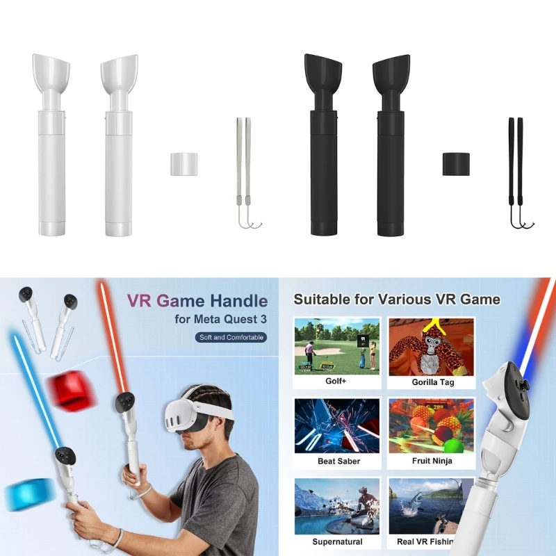 Handle Attachments for Meta Quest 3 Controller Accessories, Tag Long Arms Extension Grips DropShipping
Handle Attachments for Meta Quest 3 Controller Accessories, Tag Long Arms Extension Grips DropShipping