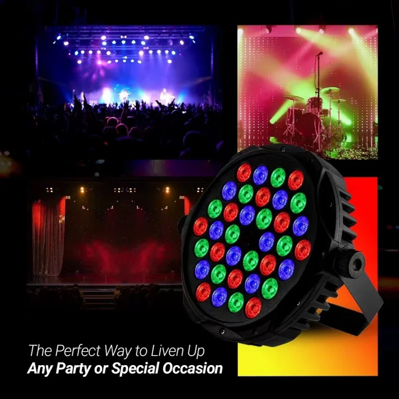 Cross-Border Hot New Model Voice Control Remote Control 36LED Single Color Par Light Wedding Bar KTV Stage Light Dyeing Light
Cross-Border Hot New Model Voice Control Remote Control 36LED Single Color Par Light Wedding Bar KTV Stage Light Dyeing Light