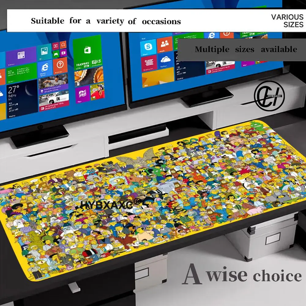 Cartoon The S-Simp-sonsS Mouse Pad Non-slip Desk Mat PC Laptop Accessories Rubber Office Keyboard Large Gamers Decoracion XAXC
Cartoon The S-Simp-sonsS Mouse Pad Non-slip Desk Mat PC Laptop Accessories Rubber Office Keyboard Large Gamers Decoracion XAXC