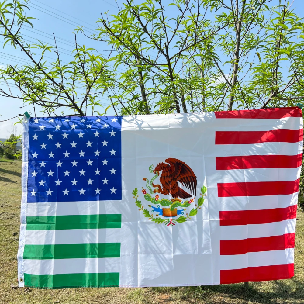CZY US MX FRIENDSHIP Flag 90x150cm Printing Polyester US MX FRIENDSHIP Flag For American And Mexico Hanging Flag
CZY US MX FRIENDSHIP Flag 90x150cm Printing Polyester US MX FRIENDSHIP Flag For American And Mexico Hanging Flag