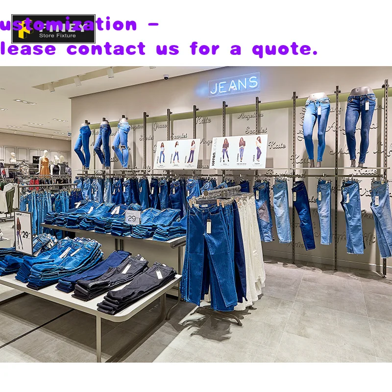 custom.Jeans Clothes Display Stand,Jeans Retail Shop Display Interior Shop Design
custom.Jeans Clothes Display Stand,Jeans Retail Shop Display Interior Shop Design
