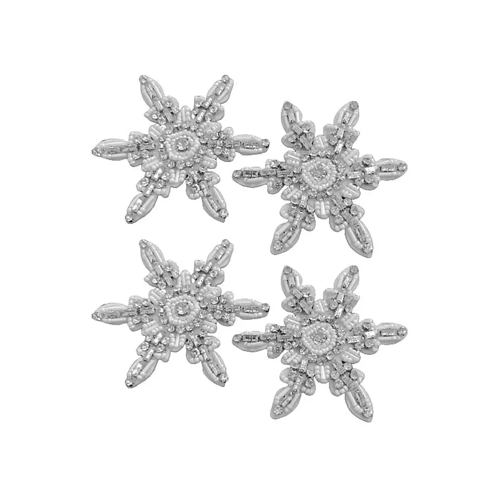 2Pcs Snowflakes Sewing Patches Craft Christmas Mini naments Winter Bead Embroidery Premium Material Durable Beautiful Pattern
2Pcs Snowflakes Sewing Patches Craft Christmas Mini naments Winter Bead Embroidery Premium Material Durable Beautiful Pattern