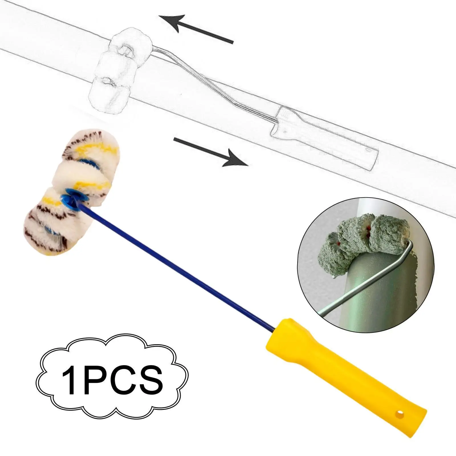 Professional Pipe Paint Roller Cleaning Tool with Reinforced Brackets for Small Diameter Tube Tight Corners Painting
Professional Pipe Paint Roller Cleaning Tool with Reinforced Brackets for Small Diameter Tube Tight Corners Painting