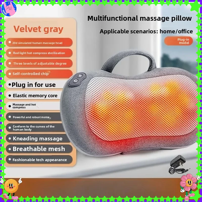HOT SALE Cervical Massager Massage Back Waist Full Body Multifunctional Cushion Household Shoulder and Neck Car Kneading Neck
HOT SALE Cervical Massager Massage Back Waist Full Body Multifunctional Cushion Household Shoulder and Neck Car Kneading Neck