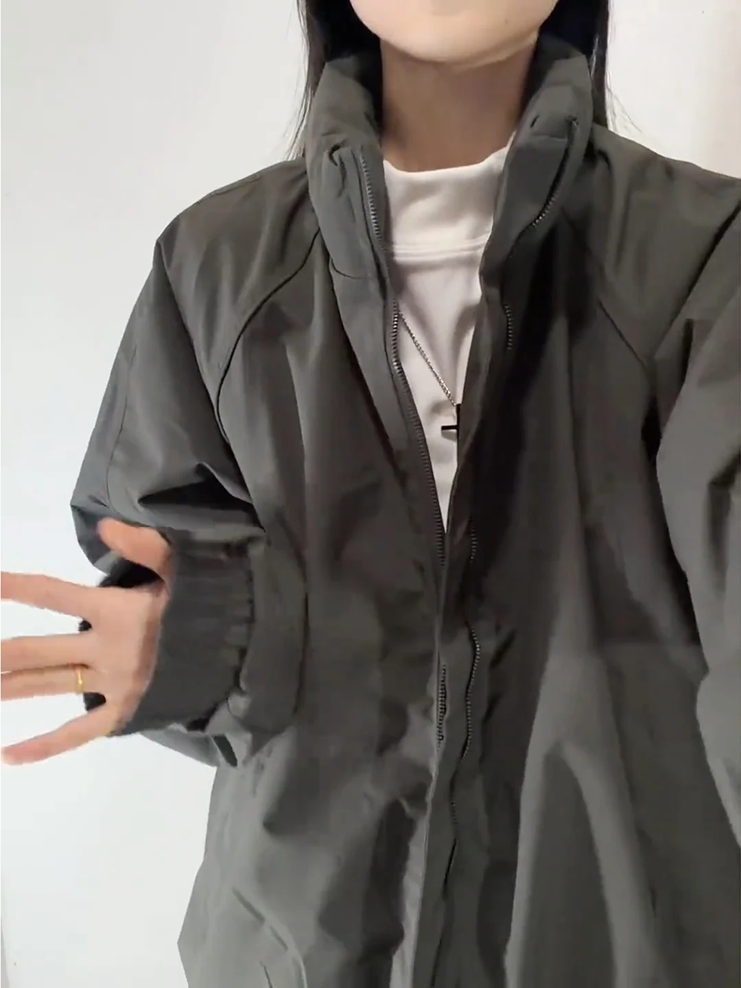 Deep ey Cotton Jaet Men's ort Bread Sle Stand Collar Tee-Proof Outerwear Autumn Winter Casual Warm Zipper Closure
Deep ey Cotton Jaet Men's ort Bread Sle Stand Collar Tee-Proof Outerwear Autumn Winter Casual Warm Zipper Closure