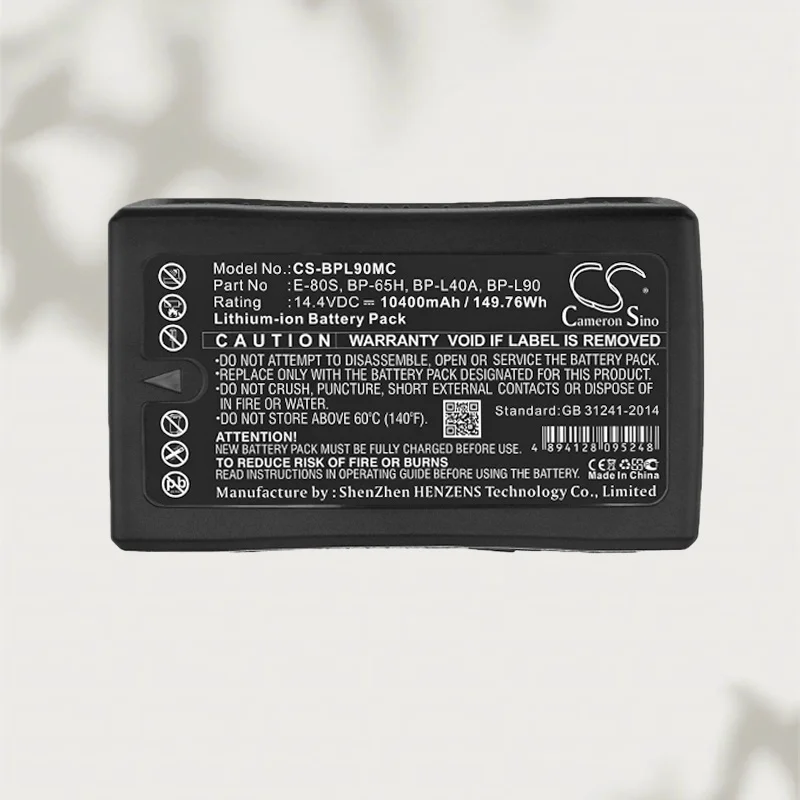 100% НОВЫЙ Аккумулятор для камеры 10400 мАч BP-90, BP-L90, BP-L90A для Sony DCR-50 (DVCAM VTR), DCR-50P, HDC-930, HDC-950, BVM-D9, HDW-650, F35
100% НОВЫЙ Аккумулятор для камеры 10400 мАч BP-90, BP-L90, BP-L90A для Sony DCR-50 (DVCAM VTR), DCR-50P, HDC-930, HDC-950, BVM-D9, HDW-650, F35