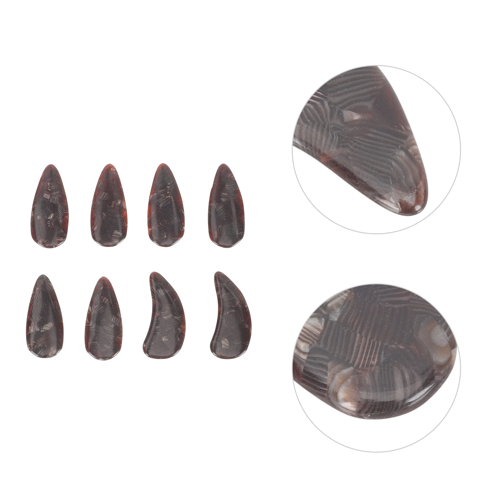 8 Pcs Guzheng Nails Fake Finger Picks Guitar Instruments Protectors Manicure Fingertip Protection Covers
8 Pcs Guzheng Nails Fake Finger Picks Guitar Instruments Protectors Manicure Fingertip Protection Covers