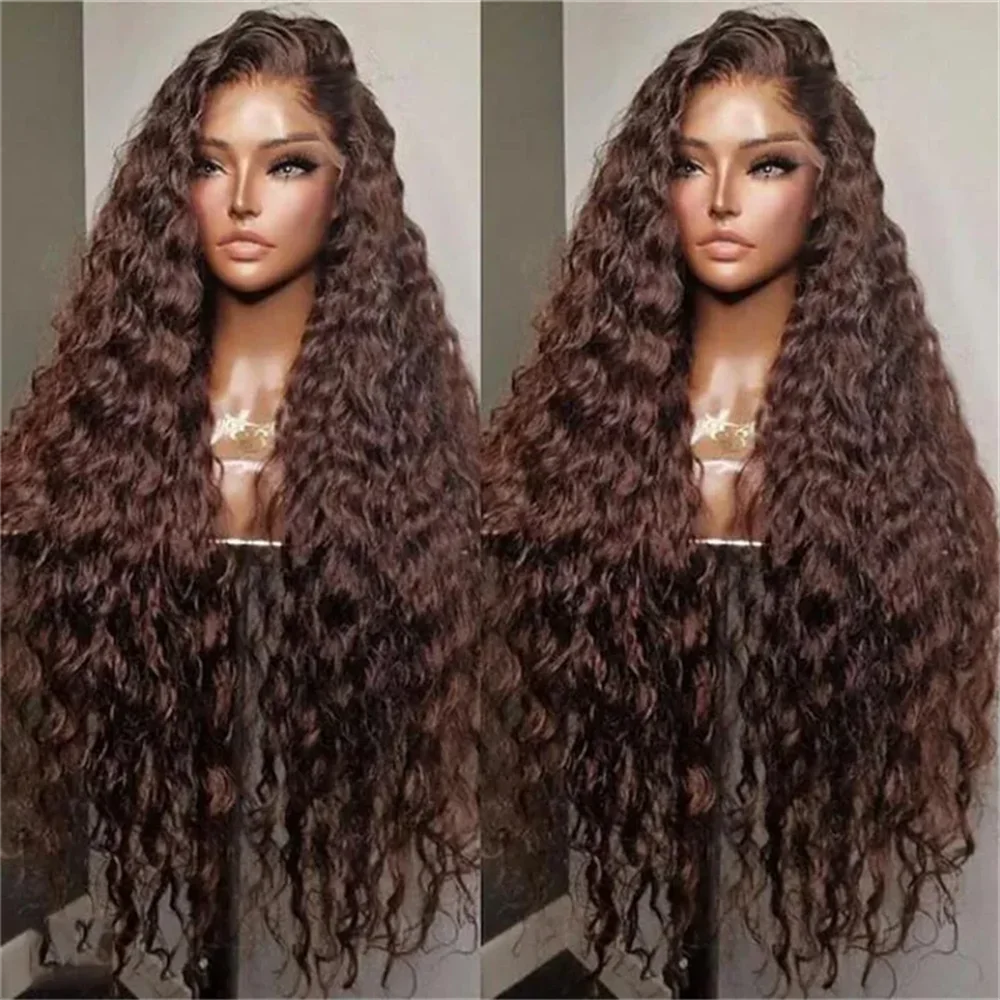 26Inch Long Dark Brown 180Density Kinky Curly Glueless Lace Front Wig For Women With Baby Hair Preplucked Daily
26Inch Long Dark Brown 180Density Kinky Curly Glueless Lace Front Wig For Women With Baby Hair Preplucked Daily