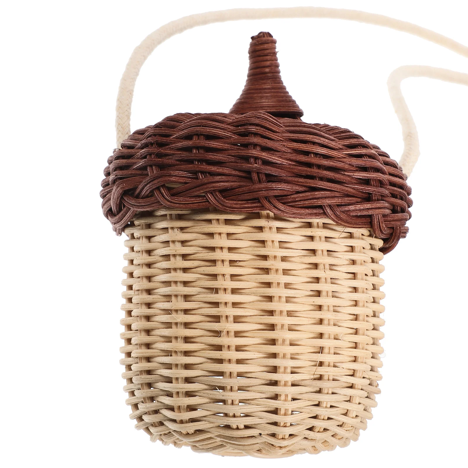 1Pcs Kids Crossbody Bag Mini Rattan Woven Acorn Shape Hanging Basket Storage Basket for Children Photo Prop Gift
1Pcs Kids Crossbody Bag Mini Rattan Woven Acorn Shape Hanging Basket Storage Basket for Children Photo Prop Gift