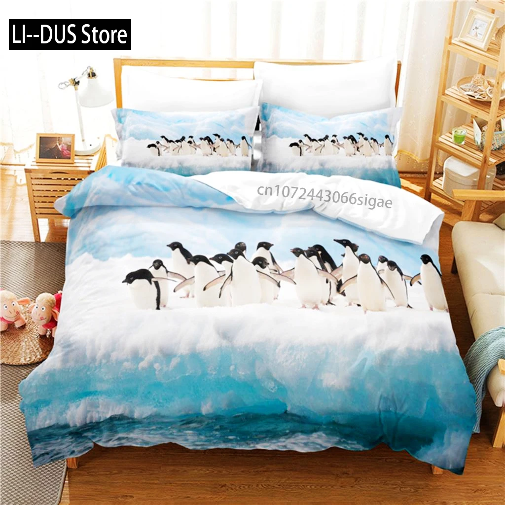 Penguin Bedding Set Duvet Cover Set 3d Bedding Digital Printing Queen Size Bedding Set Fashion Design
Penguin Bedding Set Duvet Cover Set 3d Bedding Digital Printing Queen Size Bedding Set Fashion Design