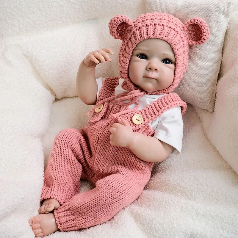 48cm Reborn Baby Dolls Bettie Silicone Body 3D Skin with Visbile Veins Collectible Art Doll Bebe Reborn Toy Gift
48cm Reborn Baby Dolls Bettie Silicone Body 3D Skin with Visbile Veins Collectible Art Doll Bebe Reborn Toy Gift