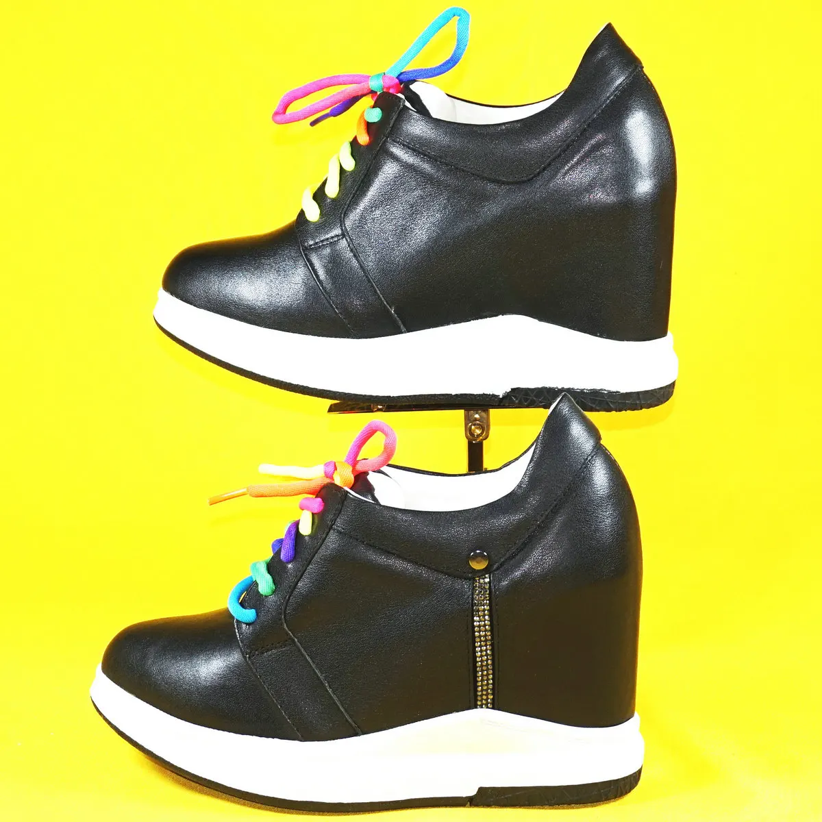 Plus Size Pumps Shoes Women Genuine Leather Wedges High Heel Vulcanized Shoes Female Round Toe Fashion Sneakers Big Size Shoes
Plus Size Pumps Shoes Women Genuine Leather Wedges High Heel Vulcanized Shoes Female Round Toe Fashion Sneakers Big Size Shoes